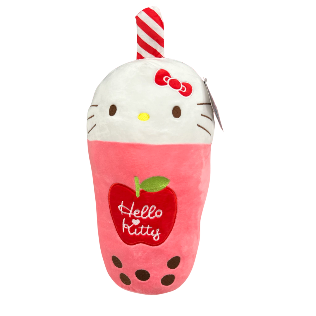 18.5" Sanrio Hello Kitty boba plushie