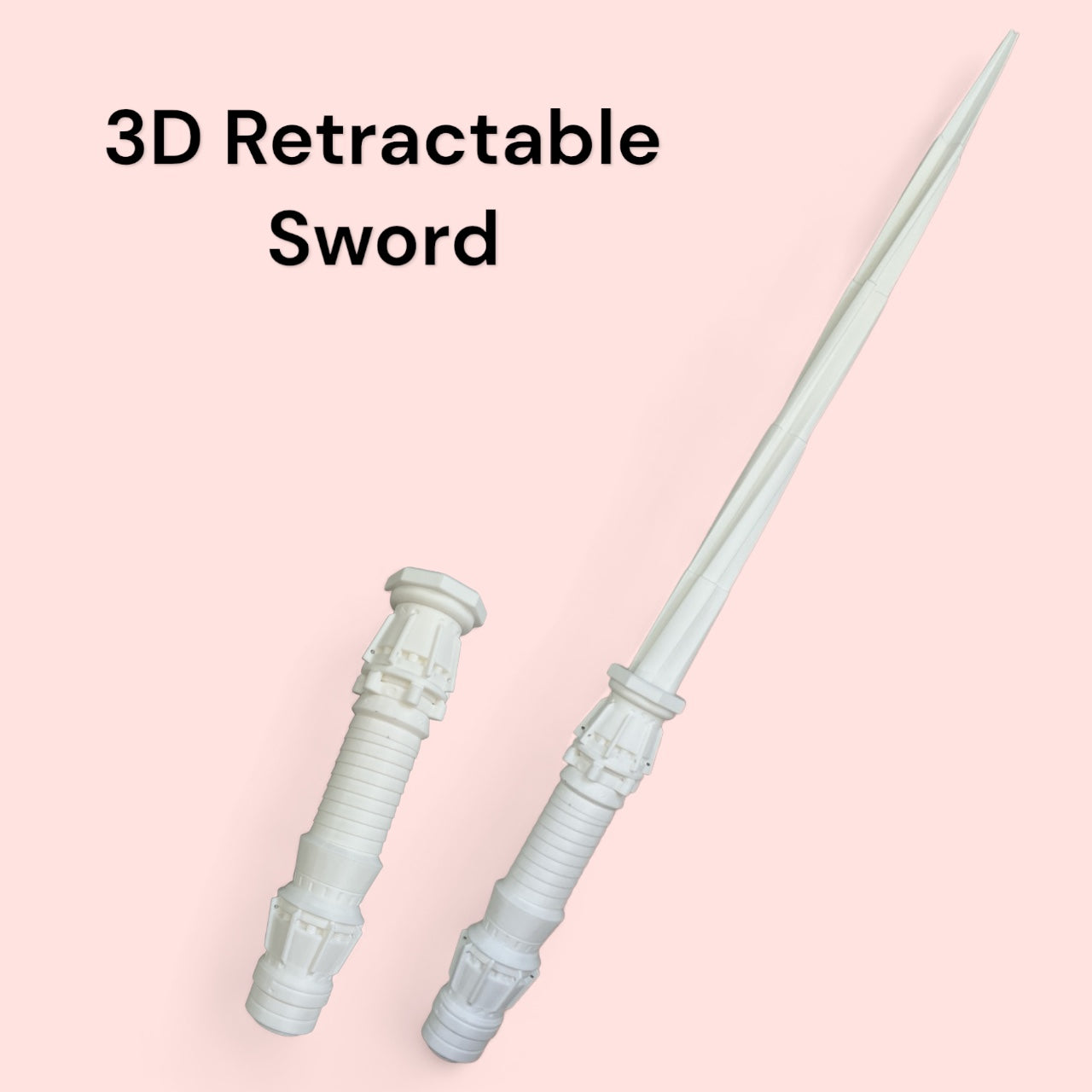 3D Printed Retractable Sword 35”